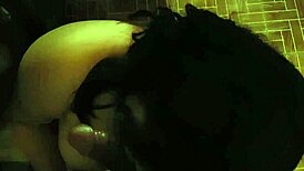 I give a homemade blowjob to monster cock