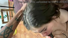 She dives into deep throat action with sloppy head in this compilation