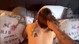 pawg with big phat pussy gets messy cumshot facial