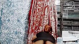 my stepsister arrives all hot and bothered