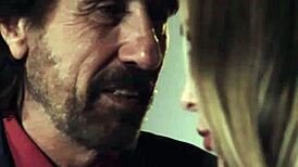 Desperate girl, why let businessman and stepson spitroast you?