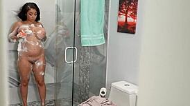 he got caught jerking off to stepsister shower video