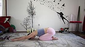 yoga lesson 342 with european milf and friend