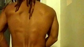 Ivory white engages in random apartment public masturbation with his big ass