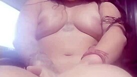 colombian milf gets horny in the shower!