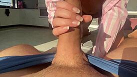 my best friends husband fucks my tight pussy on the couch and leaves me full of cum