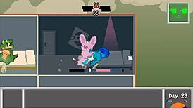 Bunny Girl Sits on Face, Squirting with Intense Pleasure