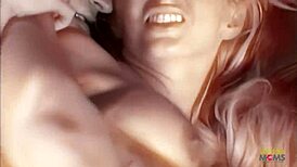 Milf Bent Over in Intense Doggystyle Fucking, Anal Creampie Outdoors