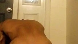 Ivory white engages in random apartment public masturbation with his big ass