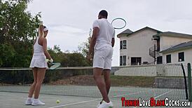 Bbc loving teen fucks monster cock in hardcore interracial scene