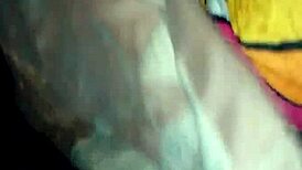 my black teen girl gives me an amazing blowjob in the bedroom