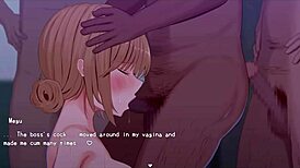 New wife Meg falls in group sex