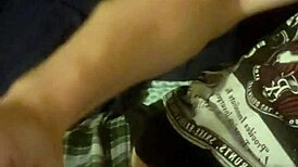 Duane's Solo Masturbation With Cock And Cum