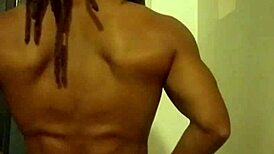 Ivory white engages in random apartment public masturbation with his big ass