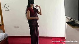 Indian teacher diving into kinky BDSM with top student