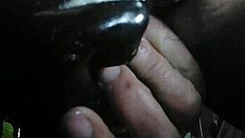 fisting my ass with big toy fist 😈