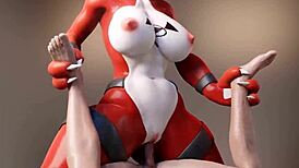 guilmon dominates human in wild 3d furry encounter