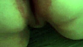 Amateurs Bent Over in Doggystyle Position