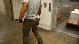 Felicity Feline Teases with Public Blowjob