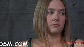 Hotty gets tied up in bondage fun