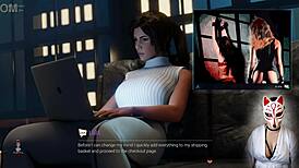 Hey Lara, why are you touching yourself like that?