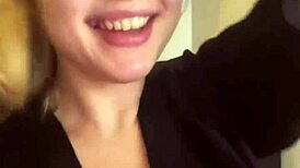 Young bbw girl sits on face, masturbates pussy on webcam