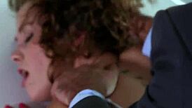 Wow, this redhead babe got facefucked in a wild taboo threeway! 😍