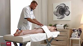 Slim4K - Skinny Teen 18+ Massaged Till Creampie in Cowgirl and Doggystyle