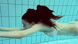 Roxalana's Tight Pussy Swims In The Pool