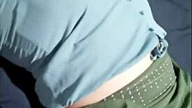 Milf Shows Big Natural Tits While Masturbating With Intense Arousal