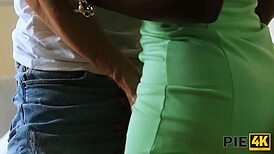 Bareback Ebony Creampie Dares You to Take It Raw