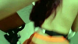 Passionate Deepthroat with Skinny Latina Stepsister Mafer