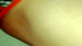 this slut has her leg up, pussy wide open, time for dinner with resaboo