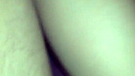 She bends over on all fours for intense doggystyle sex in the bedroom.