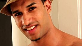 Nubian Hunk Strokes His Massive Ebony Cock