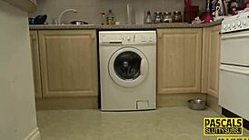 tattooed kinky blonde with big tits begs for more in bondage play