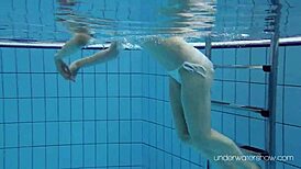 Roxalana's Tight Pussy Swims In The Pool