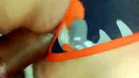 this slut has her leg up, pussy wide open, time for dinner with resaboo