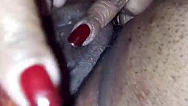 Making my pussy wet with intense fingering