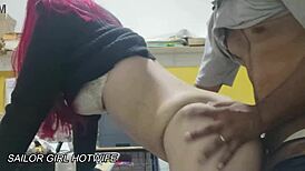 mamada na hora do almoço, sailor girl hotwife