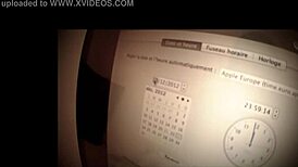 yo, check this 19-year-old emo with massive boobs in wild downblouse action