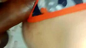 this slut has her leg up, pussy wide open, time for dinner with resaboo