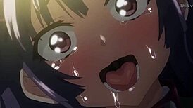 Anime milf with big tits in hentai style