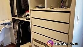 Joyce Gumiero tours new apartment for video recording