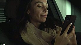 Beauty blonde discovers squirting during doggystyle massage