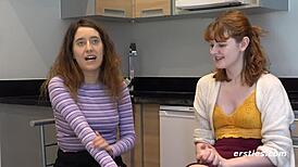 Ersties - Hot German Lesbian Friends Explore Every Inch