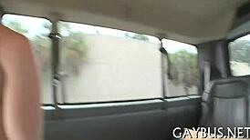 Blindfolded and masked for sloppy blowjob in group bareback pov.