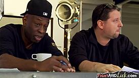 European Lesbians Wrestle in Catfight