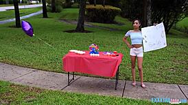 Cupcakes for teen alicia reign drilled hard by tattooed guy