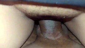 Beautiful brunette engages in intense anal fucking, showcasing her ass and deep penetration